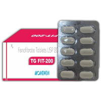 Box and blister strips of generic Fenofibrate (200mg)